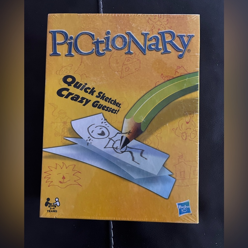 Hasbro Pictionary game new inbox